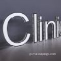 Sinal de carta LED 3D personalizado